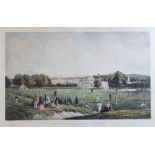 Property of a lady - after C.T. Dodd - 'THE CRICKET MATCH, TONBRIDGE SCHOOL' - lithograph by W.J.