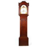 Property of a gentleman - an early 19th century oak longcase clock, with 8-day striking movement,