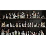 Property of a deceased estate - a large collection of Victorian Staffordshire figures including