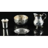 Property of a deceased estate - a Russian silver vodka cup, Moscow 1884; together with a Dutch