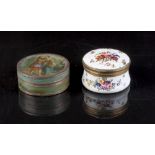 Property of a deceased estate - a late 18th / early 19th century Continental painted circular box