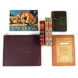 Property of a gentleman - six books & a booklet all relating to India, including ATKINSON, Captn.