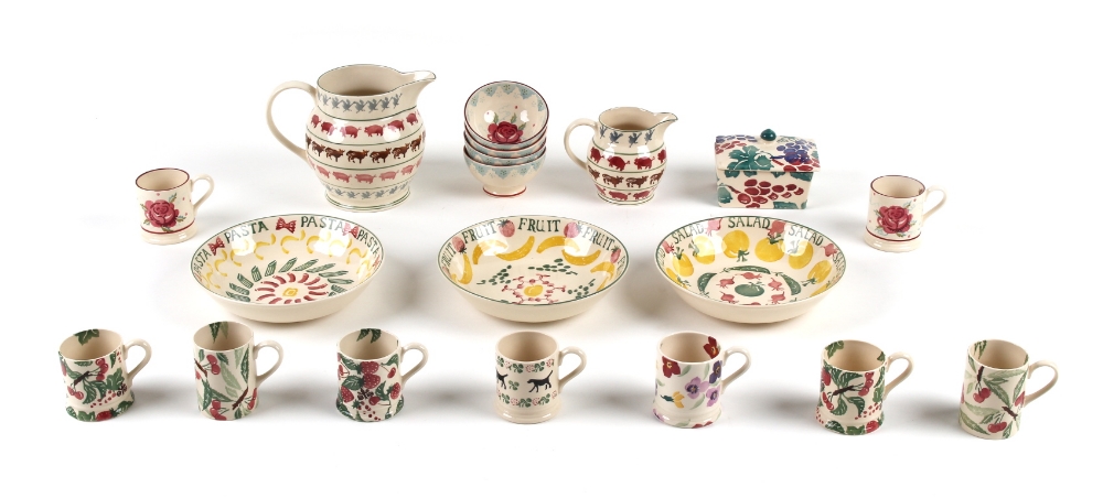 Property of a deceased estate - a quantity of Bridgewater hand decorated ceramics including a