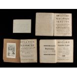 Property of a lady - Gunpowder Plot interest - three rare 17th century booklets relating to