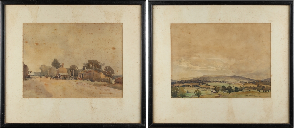 Property of a gentleman - William Lyons Wilson (1892-1981) - LANDSCAPES - a pair, watercolours, each