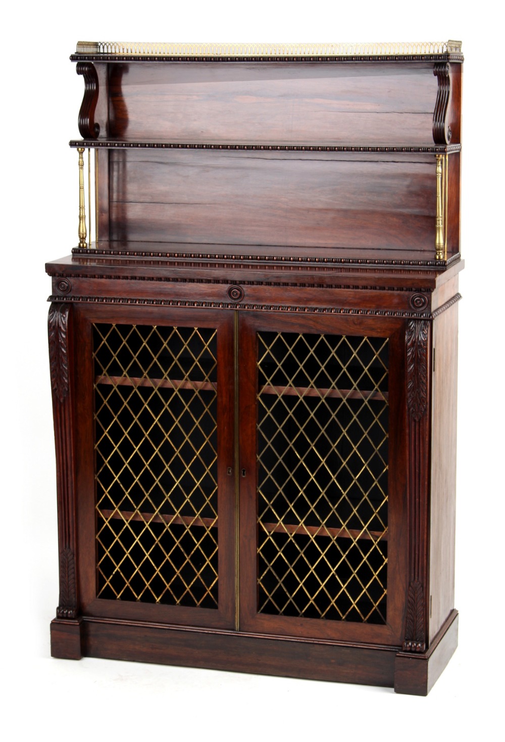 Property of a gentleman - a good quality early 19th century Regency period rosewood chiffonier,