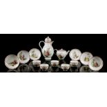 Property of a lady - a quantity of Meissen Marcolini tea and coffee ware painted with Watteauesque