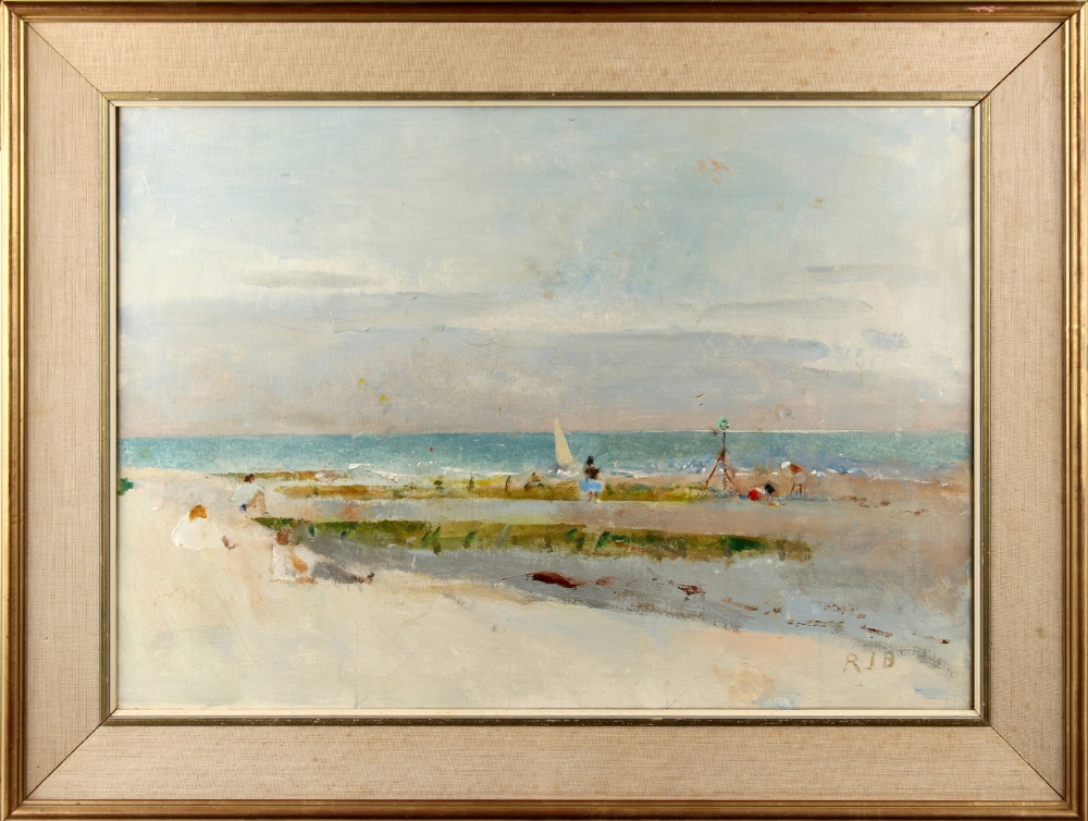 Property of a deceased estate - Rodney Joseph Burn RA (1899–1984) - WEST WITTERING BEACH - oil on