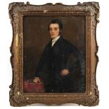 Property of a deceased estate - English school, late 19th century - PORTRAIT OF A GENTLEMAN - oil on