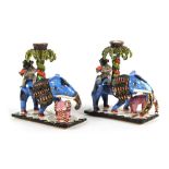 Property of a deceased estate - a collection of South African Ardmore ceramic art - a pair of