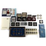 Property of a deceased estate - a quantity of modern coins & medals including 2002 American Silver