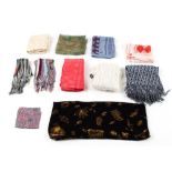 Property of a deceased estate - a quantity of silk & other scarves, including Celia Birtwell, Lida