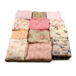 Property of a deceased estate - a collection of twelve floral quilts (12) (see illustration).