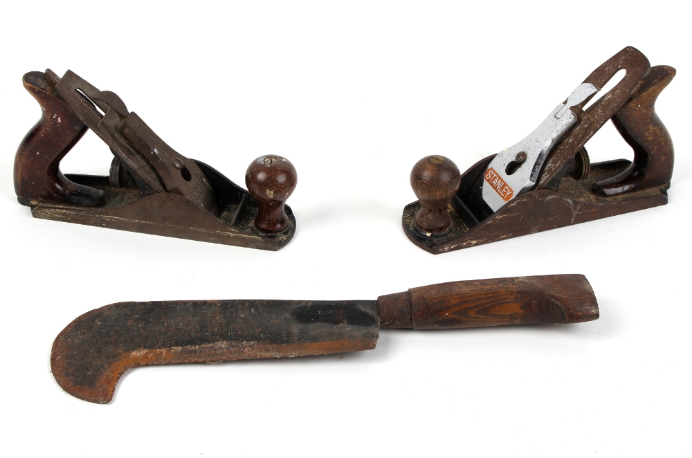 Property of a deceased estate - a Stanley Bailey No.3 plane; together with a Stanley Bailey No.4