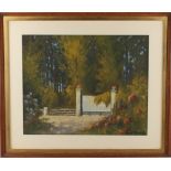 Property of a deceased estate - Herbert Goodliffe (20th century) - PARK SCENE - oil on board, 12.1