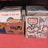 A Collection of LP's and 45spins, including Irish folk (Furey's, Dubliners, Planxty, The Wolfe Tones