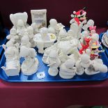 Snow Babies, by Department 56, to include "Special Delivery from Mickey and Me", "I'll Read the