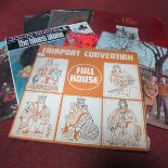 Fairport Convention 'Full House' LP, large i logo, Fairports 'Unhalfbricking' pink rim, Cream '