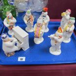 A Royal Doulton 'The Snowman: Gift Collection' Eight Piece Band (8):- One Tray