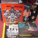 Vinyl LP's- A collection to include Rock 'n' Rolling Stones (Aus import), Rolled Gold, Bowie 'Pin-