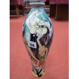 A Moorcroft Pottery Vase, decorated with the Full Fathom Five design by Vicky Lovatt, shape 42/12,