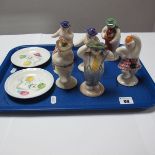 Seven Royal Doulton 'The Snowman: Gift Collection' Figures, including 'Lady Snowman', 'Thank you