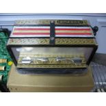 Hohner German Accordion, with steel reeds on individual plates, with original box.