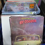 A Collection of Over 25 LP's/10" Vinyl Albums, including Ry Cooder, Percy Faith 'Black Magic Woman',