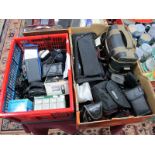 Camera's-Chinon, Fujifilm, Olympus, Iloca, Ricoh and many others:- Two Boxes