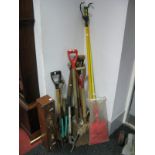 Garden Tools, snow shovel, loppers etc.