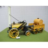 A Hornby Three and a Half Inch Gauge Live Steam Stevenson's Rocket Model, it has been steamed and