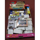 A Quantity of Boxed Carded and Loose Diecast Vehicles, by Corgi, Matchbox, Lledo and others,