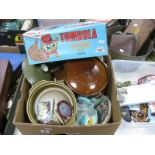 A Tombola Automatica 48 (boxed), tureens, hors d'oeuvres dish chintz ware, corkscrews, jugs,