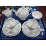 Shelly Tea for Two Set, including teapot numbered 2517.