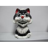 Lorna Bailey - Tex the Cat, 12.5cms high.