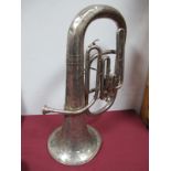 A Weltklang Electroplated Tuba, stamped and engraved 'Made In Germany For Rudoll Carte & Co Ltd