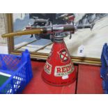 A c.1950's Vintage Garage Redex Oil and Fuel Additive Hand Held Pump.