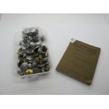 A Quantity of Sheffield and Rotherham Police Buttons, and associated items.