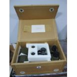 A Cased Stereoscope Aerial Photograph Interpretation, multi-format L.1.A1. #6675-99-522-1772 R.P.I