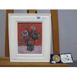 JEAN YOUNG (1914-1995) Mixed Flowers in a Vase, oil on canvas board, signed lower left, 22 x