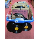 78rpm Records- A collection to include 14 cm" to 30 cm" diameter examples, some interesting period