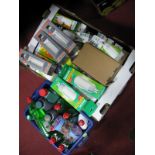 A Quantity of Energy Saving Light Bulbs, washing up liquid etc.