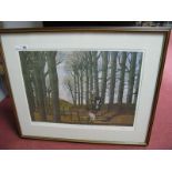 M. A. Reed, Forever Autumn,signed limited edition print, 65/750, signed lower right.