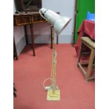 A Mid XX Century Angle-Poise Lamp, in mottled cream. (Untested, sold for parts only)