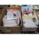 Sheffield United Programmes 2006-12, mainly homes, approximately one hundred and seventy five. Two