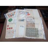 A Group of Stamp Album Pages, with good interest in France, Russia and G.B. including some early