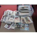 A Large Quantity of Early XX Century Sentimental Greetings Cards, some very attractive, often