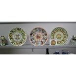 Twelve Boxed Wedgwood Plates, approximately 25.5cms. including ten calendar plates, 1970's, 80's and