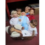Seven Mostly Modern Collectors Vinyl/Dolls, in the newborn, Ashton-Drake, truly real style:- One Box