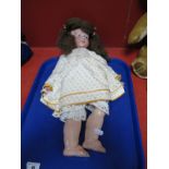 Kammer & Reinhardt Doll, porcelain head and jointed composition body. Marked 'K.R 101 49' to back of